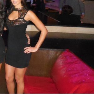 bebe Dresses - Bebe black dress with gold embellishments bebe Dresses - Bebe black dress with gold embellishments